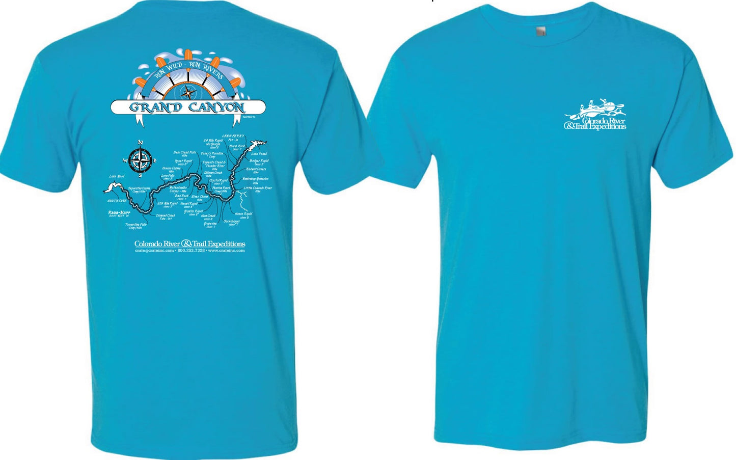 Grand Canyon Map T-Shirt