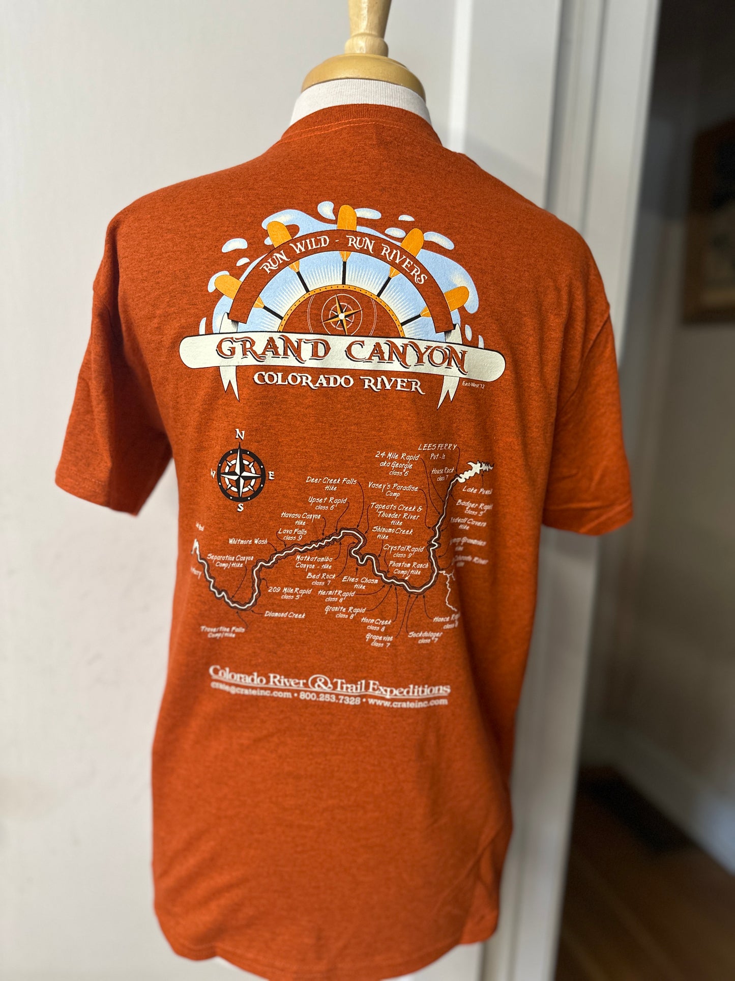 Grand Canyon Map T-Shirt