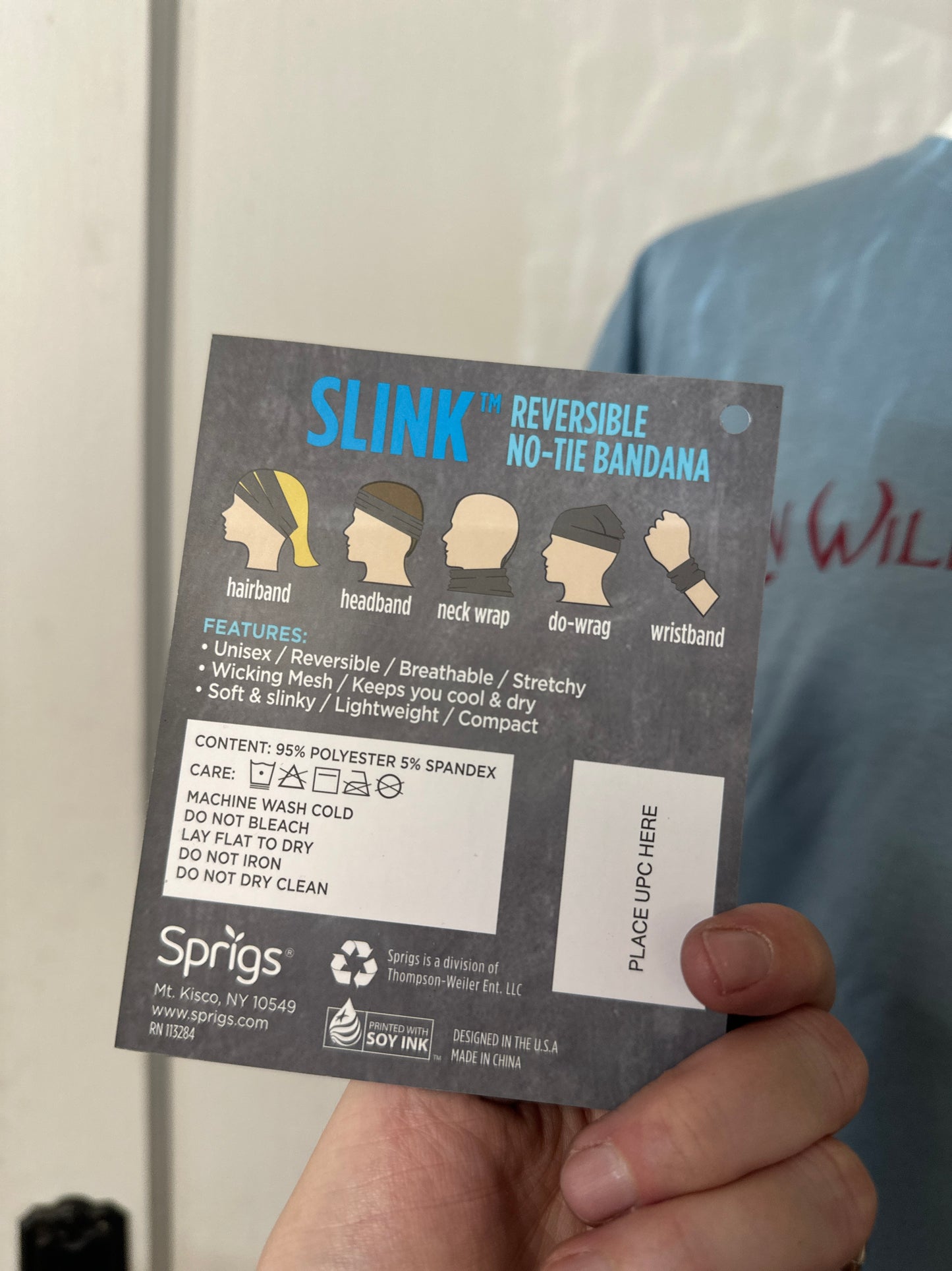 Slink Reversible No-Tie Bandana
