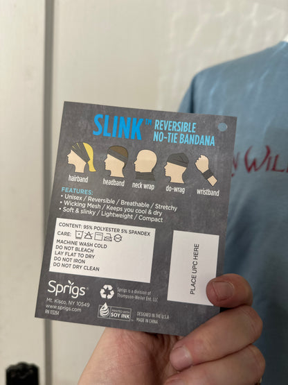 Slink Reversible No-Tie Bandana