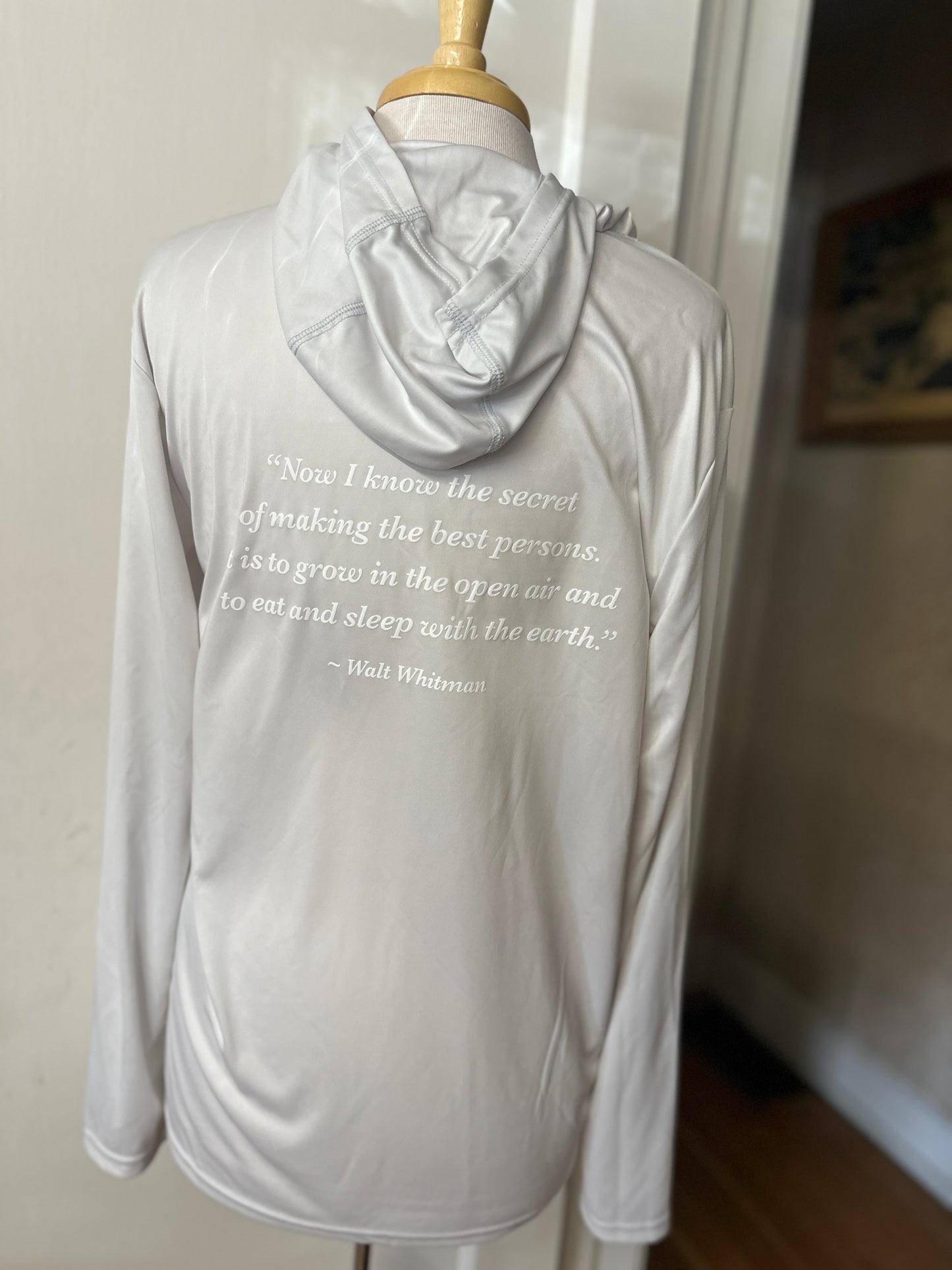 Sun Hoodie Walt Whitman Quote